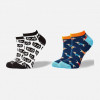 GoodSox Шкарпетки  317 Black Cats + Long dogs Short 35-40 р 2 шт Різнокольорові (4820216200588) - зображення 1