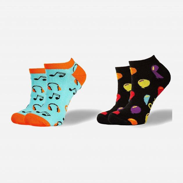 GoodSox Шкарпетки  323 Music On + Balloon party 35-40 р 2 шт Різнокольорові (4820216200600) - зображення 1