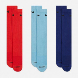Nike Набір шкарпеток  U Nk Evry Plus Cush Crew 3Pr SX6888-925 38-42 3 пари Різнокольорові (196147077071)