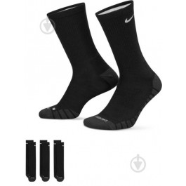 Nike Набір шкарпеток  U Nk Evry Max Cush Crew SX5547-010 S (34-38) 3 пари Чорний (91206413268)