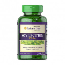   Puritan's Pride Лецитин из сои (Soy Lecithin) 1325 мг 250 капсул (PTP12650)