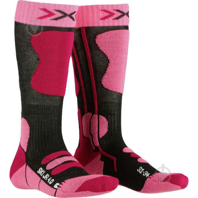 X-Socks Шкарпетки SKI JR 4.0 XS-SS00W19J-G307 р.24-26 чорний - зображення 1