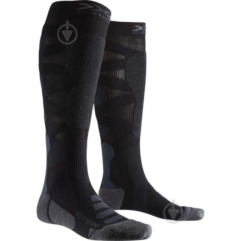 X-Socks Шкарпетки SKI SILK MERINO 4.0 XS-SSKMW19U-B033 р.39-41 чорний - зображення 1