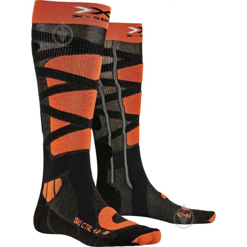 X-Socks Шкарпетки SKI CONTROL 4.0 XS-SSKCW19U-G047 р.35-38 чорний - зображення 1