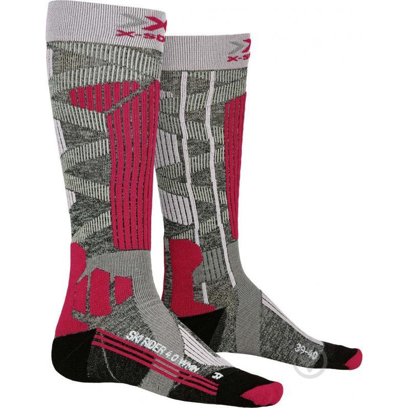 X-Socks Шкарпетки SKI RIDER 4.0 WMN XS-SSKRW19W-G233 р.39-40 рожевий - зображення 1
