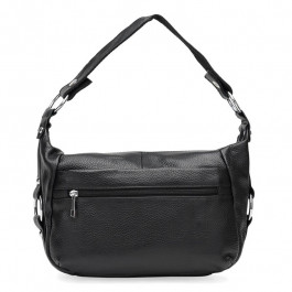 Borsa Leather Жіноча сумка через плече  чорна (K1131-black)
