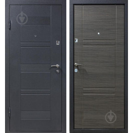 Двері БЦ БЦ-132 чорний муар 2050x960 мм ліві
