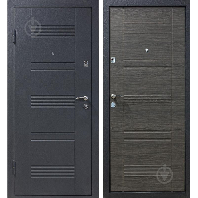 Двері БЦ БЦ-132 чорний муар 2050x960 мм праві - зображення 1