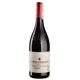 Baron d'Arignac Вино  Cabernet Sauvignon IGP d'Oc червоне напівсухе 0.75л (BWQ4975)