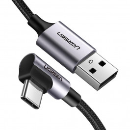 UGREEN US284 USB 2.0 AM to Type-C 1m Black (50941)