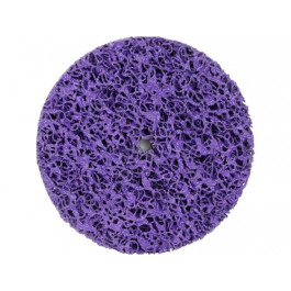 SIGMA Круг зачистной из нетканого абразива (коралл) O125мм без держателя фиолетовый жесткий  (9175681)