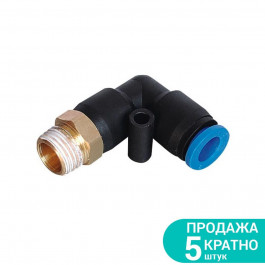 SIGMA Штуцер цанговий кутовий O12мм МТ 1/2 "