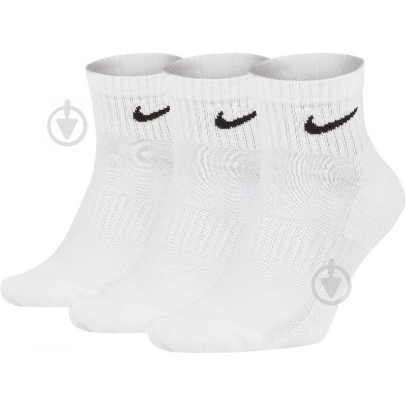 Nike Носки  U NK EVERYDAY CUSH ANKLE 3PR SX7667-100 р.XL белый - зображення 1