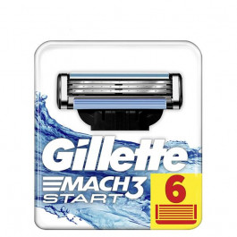 Gillette Змінні касети (леза)  Mach3 Start 6 шт. 7702018447770