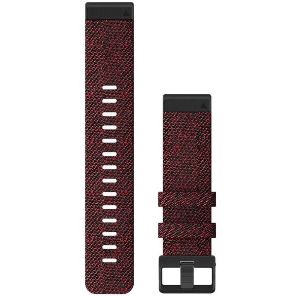 Garmin Ремешок для Fenix 6 22mm QuickFit Heathered Red Nylon bands (010-12863-06) - зображення 1