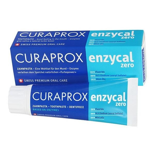 Curaprox Enzycal zero Паста зубная ферментная без фтора (75мл) - зображення 1