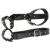 Orion Бондажный набор Bad Kitty Naughty Toys Neck Restraint With Handcuffs, черный (4024144333592) - зображення 1
