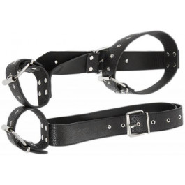 Orion Бондажный набор Bad Kitty Naughty Toys Neck Restraint With Handcuffs, черный (4024144333592)