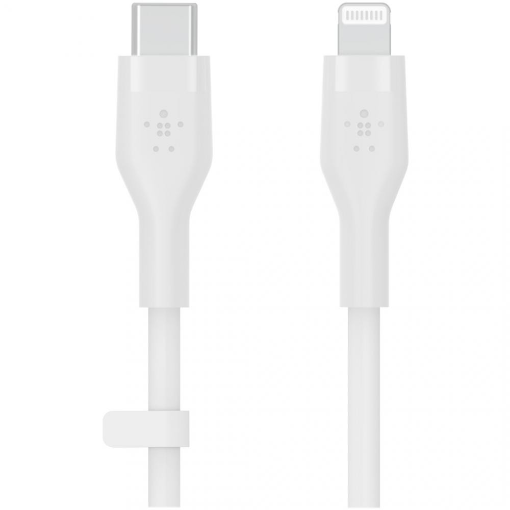 Belkin BoostCharge Flex Lightning to USB Type-C 1m White (CAA009bt1MWH) - зображення 1