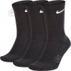 Nike Набор носков  U Nk Everyday Cush Crew 3pr SX7664-010 43-46 (L) 3 пары Черный (888407233616) - зображення 1