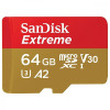 SanDisk 64 GB microSDXC UHS-I U3 V30 A2 Extreme (SDSQXAH-064G-GN6MA) - зображення 3