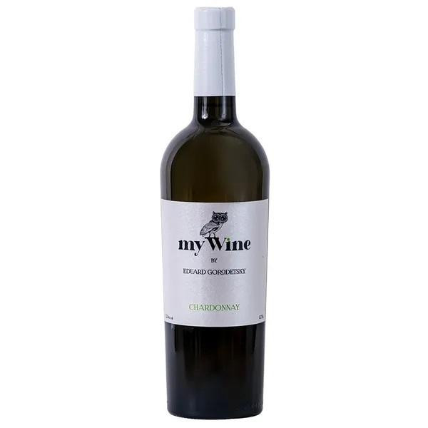 My Wine Вино  Eduard Gorodetsky «Шардоне» біле сухе, 0,75 л (4820004385424) - зображення 1