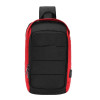 Ozuko Спортивна сумка через плече  9068 (Чорно-червоний) - зображення 1