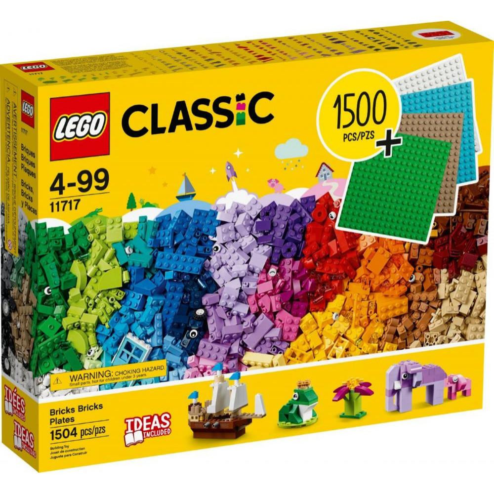 LEGO Classic Bricks Plates меганабор для творчества большого размера 1504шт (11717) - зображення 1