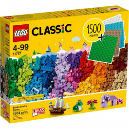 LEGO Classic Bricks Plates меганабор для творчества большого размера 1504шт (11717)