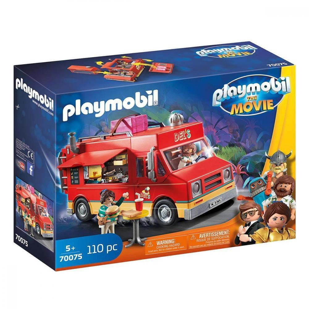Playmobil The movie Фаст фуд фургон Дела (70075) - зображення 1
