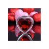 Adam Eve RED HEART GEM GLASS PLUG LARGE (T840733) - зображення 3