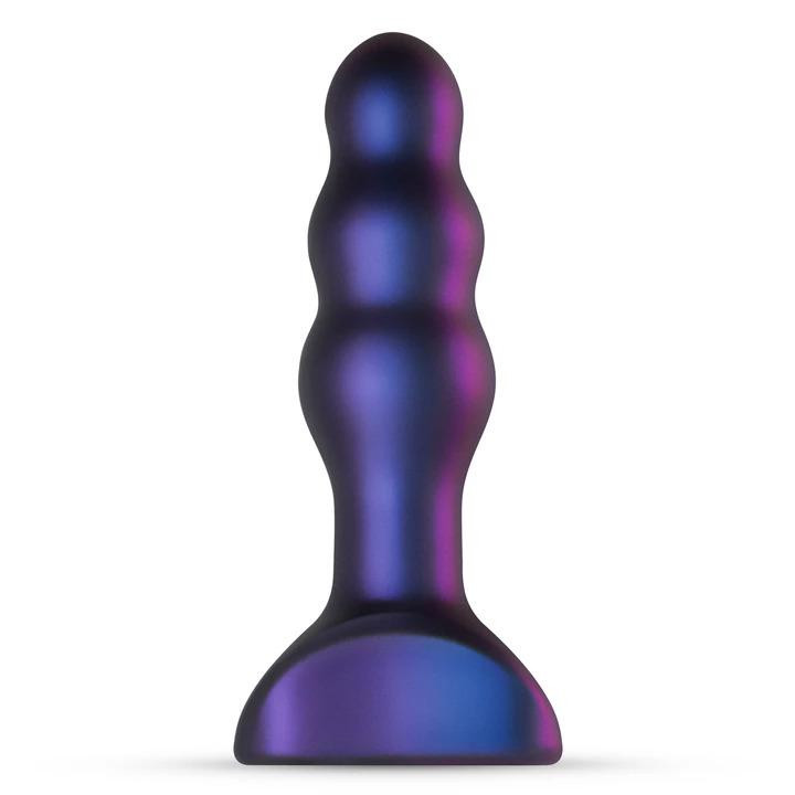 Hueman Анальна пробка з вібрацією , фіолетова, 3,7 см (HU2715) - зображення 1
