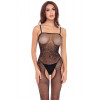 Rene Rofe Комбінезон з камінням SPARKLE CROTCHLESS BODYSTOCKING, OS (757097BLK) - зображення 1