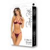 Rene Rofe Комплект білизни I LIKE IT ROUGH 2PC BRA SET BURGUNDY, S/M (7553033BURSM) - зображення 3