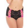 Rene Rofe Трусики ESCAPE ARTIST LACE CRTLS HIPST BLACK, S/M (751162BLKSM) - зображення 4