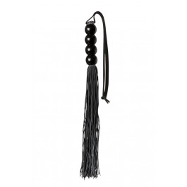 Guilty Pleasure Silicone Flogger Whip Black (T520083)