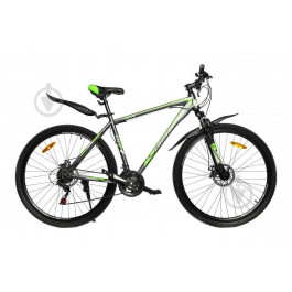 Crossbike Racer 27,5" 2021 / рама 19" серый/зеленый (27PrJS21-003300)