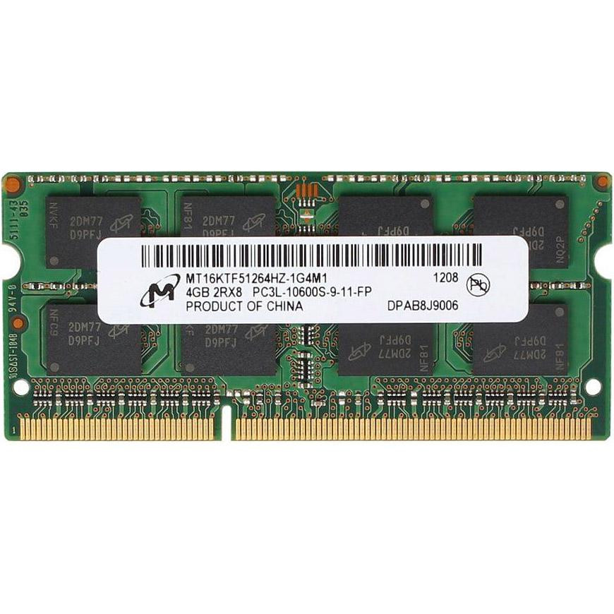 Micron 4 GB SO-DIMM DDR3L 1333 MHz (MT16KTF51264HZ-1G4M1) - зображення 1