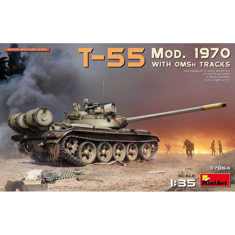 MiniArt T-55 Mod 1970 w/OMSh Tracks (MA37064) - зображення 1