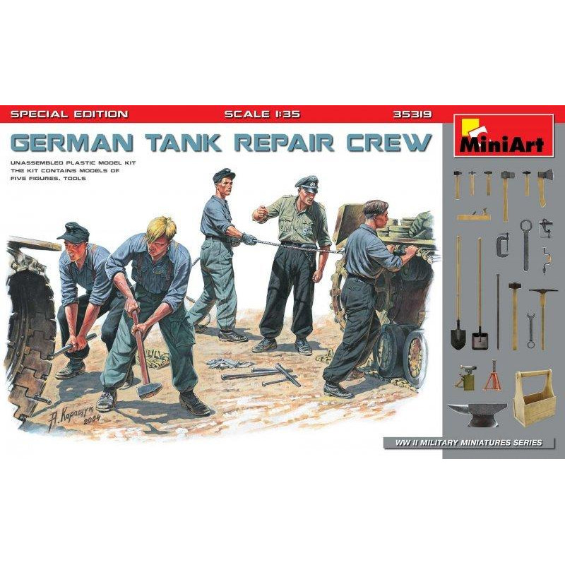MiniArt Германский танковый ремонтный экипаж. Специальный выпуск (MA35319) - зображення 1