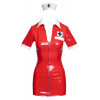 Black Level Костюм медсестры красный  Vinyl Nurse red XL (28510833052) - зображення 5