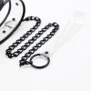 DS Fetish Collar with leash transparent (262400137) - зображення 3