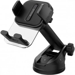 Proove Crystal Clamp Suction Type Car Mount Black