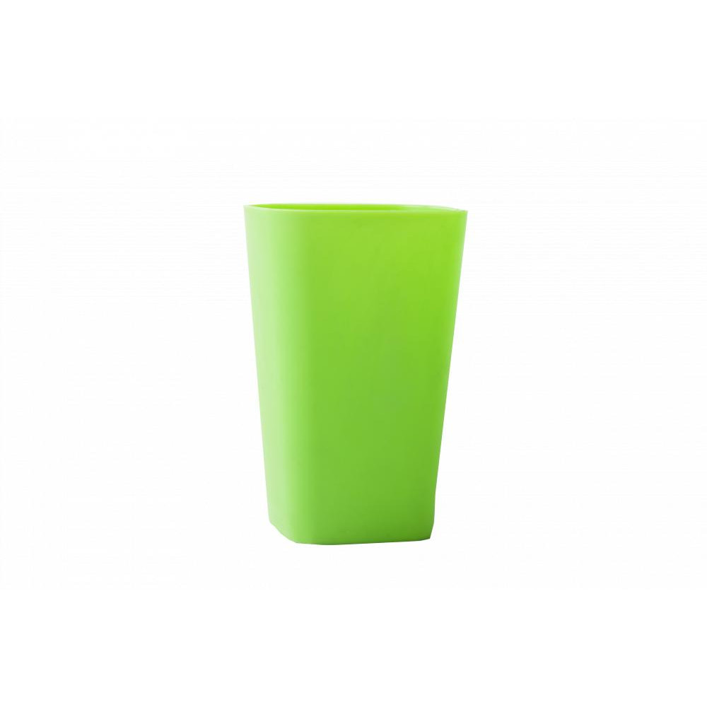 Arnika Подставка для ручек пластиковая квадратная , зеленая (81664) - зображення 1