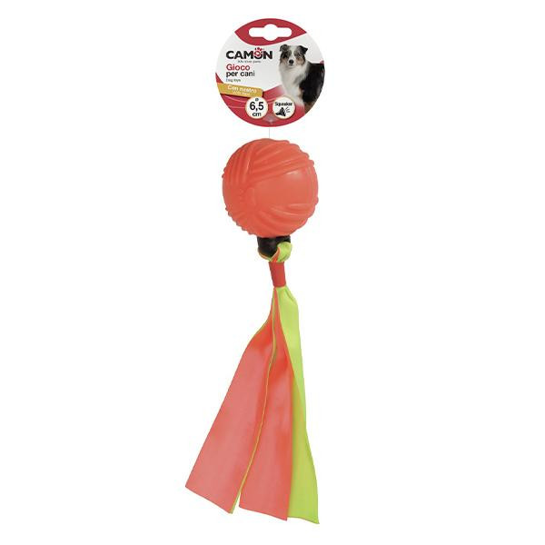 Camon TPE ball with ribbon and squeaker М'яч TPE зі стрічкою та пищалкою (AD039/A) - зображення 1