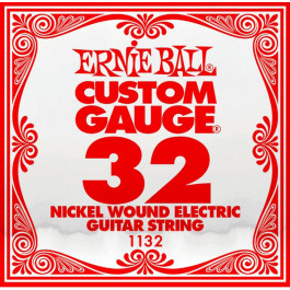Ernie Ball Струна 1132 Nickel Wound Electric Guitar String .032