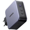 UGREEN CD289 GaN 140W Fast Charger Gray + Type-C to Type-C (90549) - зображення 2