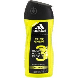 Adidas Гель-шампунь  3 в 1 Pure Game 250 мл (725289)