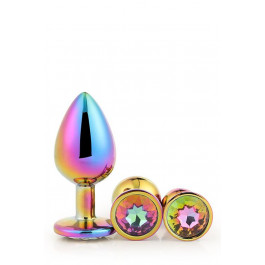 Dream toys Набор радужных анальных пробок GLEAMING LOVE MULTICOLOUR PLUG SET (DT21784)