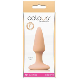 NS Novelties Анальная пробка COLOURS PLEASURES MINI PLUG FLESH (T280723)